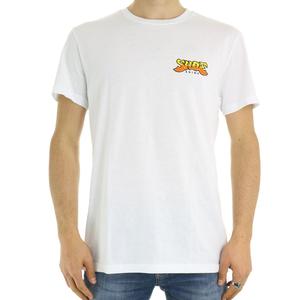 T-SHIRT STAMPA POSTERIORE BIANCO
